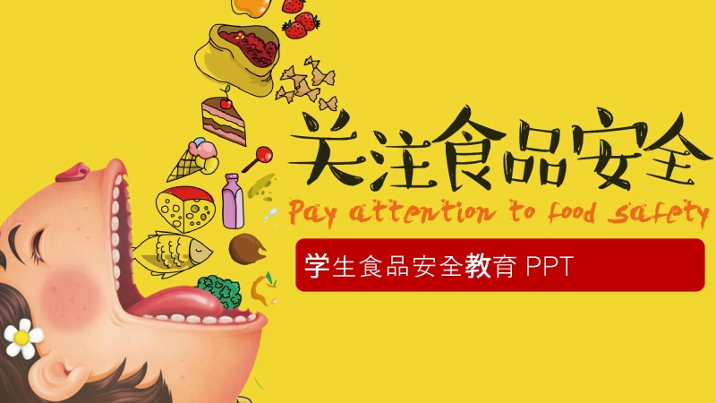 食品安全班会课件