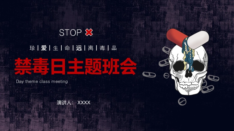 禁毒日主题班会