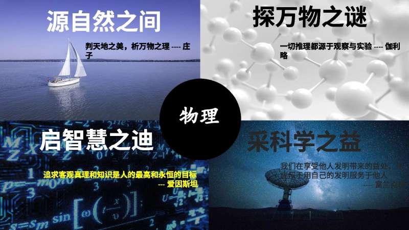 【高一】【物理】202X【秋】上学期【人教版】开学第一课：带你走进高中物理殿堂
