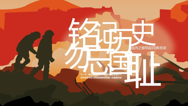 【通用】《铭记历史，勿忘国耻》918纪念日主题班会
