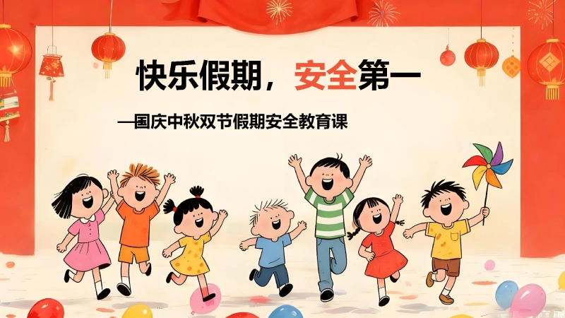 【通用】【安全教育】主题班会：国庆中秋双节假期安全教育课