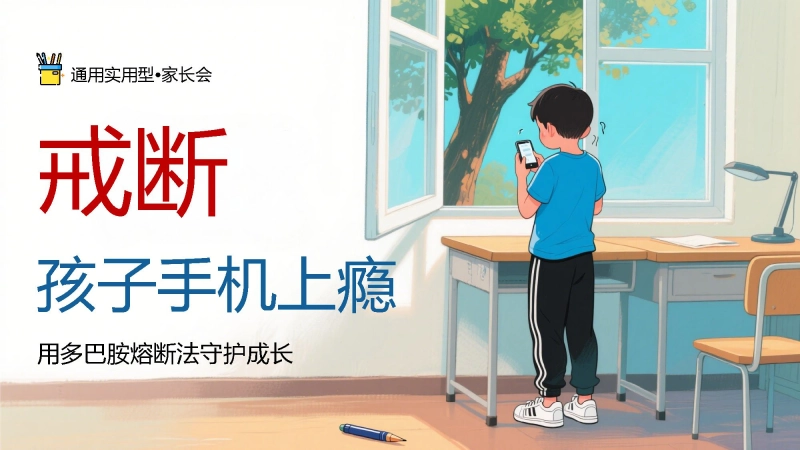 【通用】家长会【戒断孩子手机上瘾】