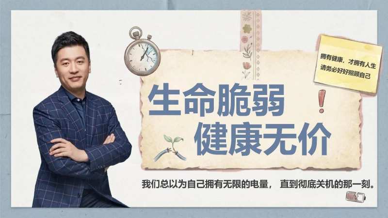 【通用】【健康教育】主题班会：从张雪峰事件反思——健康无价