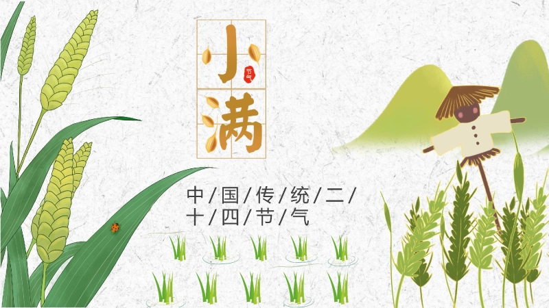 【通用】【传统节日】主题班会：二十四节气小满